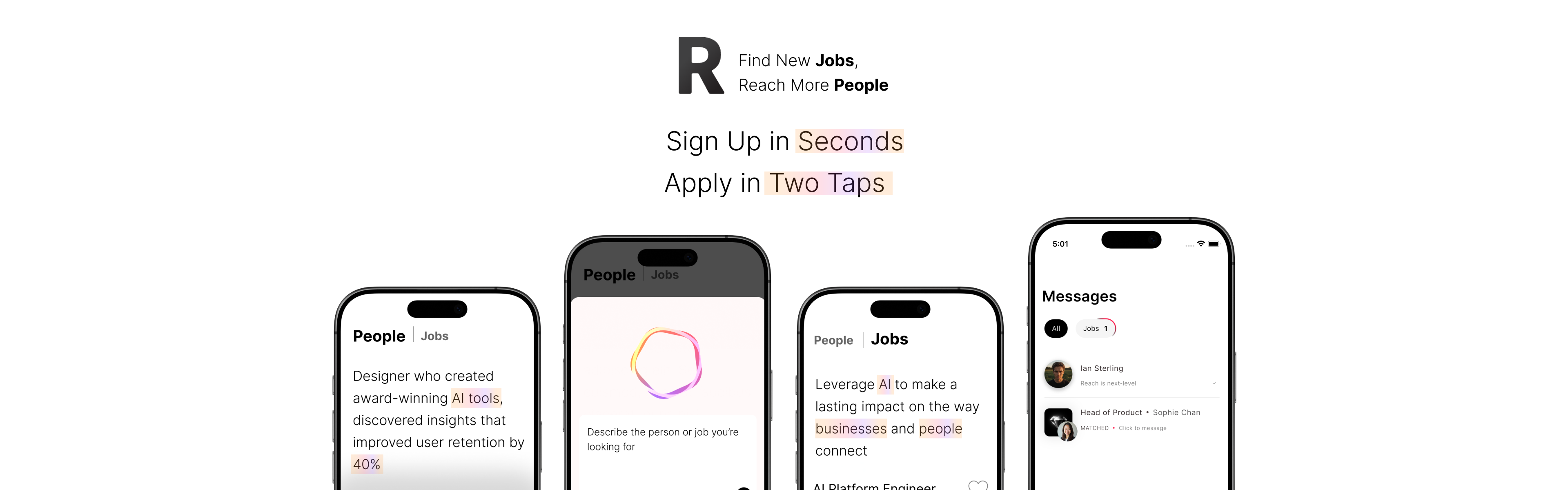 Reach Is Here: Find Your Perfect Job or Connection in Seconds